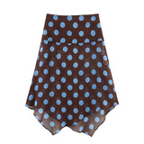 Summer New Thin Scarf Wave Dot Hanging Neck Collar Blouse 3756352 Skirt 6929511