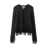 Autumn New Lyso Button Knitted Shirt Jacket 6427109