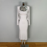 Autumn New Fashion Set Decoration High-Rise Sling Dress + Long-Sleeved Open Shirt Tight Two Sets