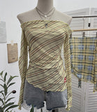 Real Shooting Hottie Thorn One-Layer Mesh Sunscreen Blouse T-Shirt With Short Embroidery Top 8035