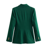 BSK&TRAF Women's Clothing 2025 Summer New Temperament Repair Suit Jacket 7608646500
