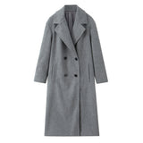 Autumn New Loose Soft Double-Dbutled Coat 3046298