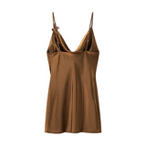 BSK&TRAF Women's Dress In Autumn 2025 New Fashion Minimalist Embroidery Sling Dress