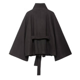 Autumn New Belts With Loose-Fitting Short-Haired Coats