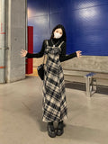 French Style Slinged Dress Women's Autumn And Winter 2026 New Long Dress Small Fragrant Style Han Style Suit