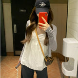 Grey Cardigan With Two Sets Of Women's Summer Small Outer Hoodie Short Coat Early Spring Beautiful Wear