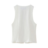 Spring New Bow Trim V-Neck Elastic Repair Body 3067041