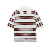 Women's Fashion Simple Academy Style Striped Bing Casual T-Floose