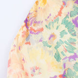 BSK&TRAF Women's Clothing Autumn 2025 New French Holiday Flower Print Dress 3830843