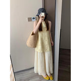 Bingning Sleeveless Dress Women 2026 Summer New Explosive Summer Beautiful Small Skirt Vest Dress