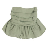 Sweet And Spicy Wind Wearing A Breast Vest Female Pressure Folded Word To Receive Waist Skirt Short Wrapped Chest-Clothed Backwear 8965