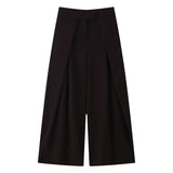 BSK&TRAF Women's Clothing Spring 2026 New Fashion Tanned Trousers 8219100