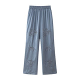 Embroidery Shirt 6786044 Bead Embroidery Trousers 4786059 Set