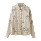 Embroidery Shirt 6786044 Bead Embroidery Trousers 4786059 Set