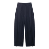 Autumn New High-Waisted Folding Balloon Trousers 1255557